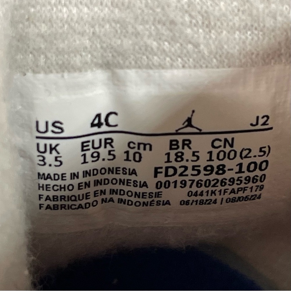 [BRAND NEW] AIR JORDAN 1 RETRO HIGH OG RARE AIR SAIL CINNABAR TODDLER SIZE 4C - Picture 13 of 15